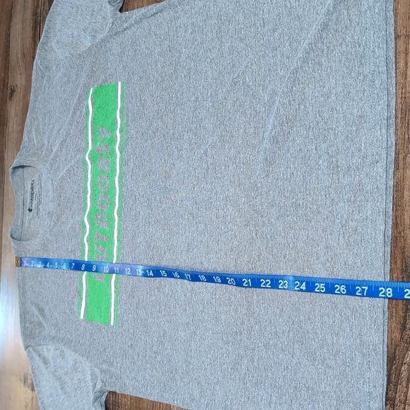 Cotopaxi Outdoorsy Tee Size Large In Heathered Gray And Forest Green - Picture 6 of 6